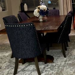 **PRICE CUT** Beautiful Solid Wood 6-8 (could Be 10) Person Table