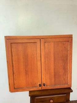 Wood cabinet $40