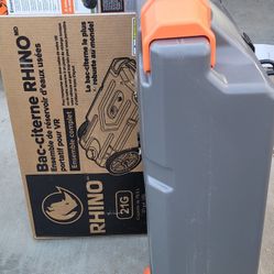 Camco Rhino 21-Gallon Portable RV Tote Tank - Multicolor, High Density Polyethylene (39002)