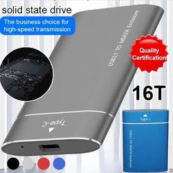 16TB Portable SSD Hard USB-C  - 16 Terabytes