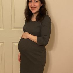 Gray Maternity Dress Size Womens Small 