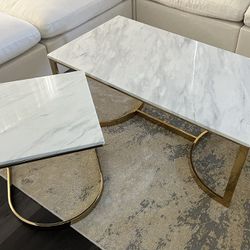 Meridian Furniture, London, Coffee Table And Side Table.