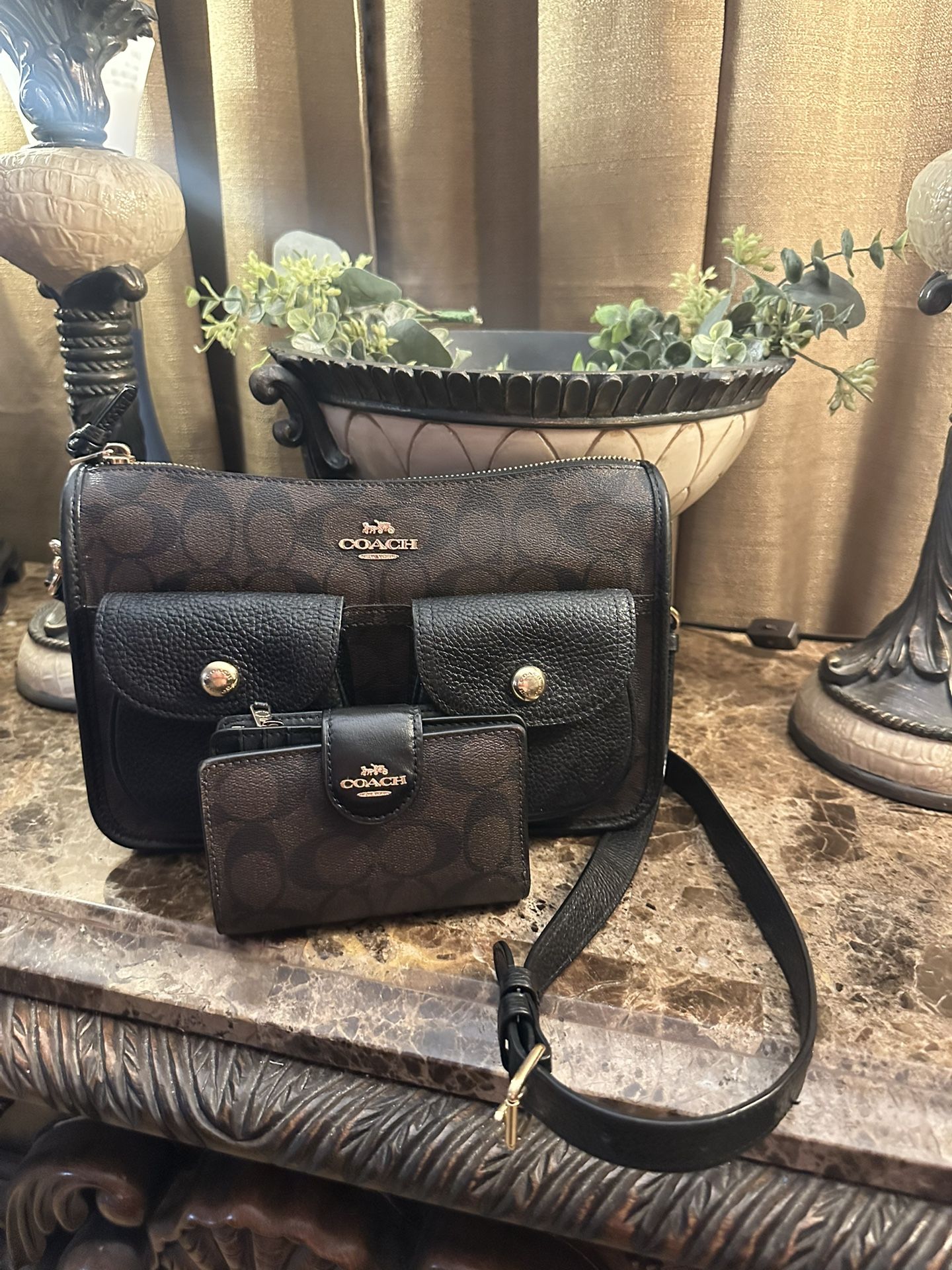 Coach Purse And Wallet In Great Shape