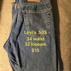 Levi's  Jeans 4 Pair Different Sizes Can Be Seen On Pics