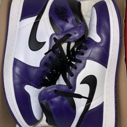 Jordan 1 High “Court Purple White” 