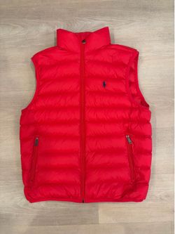 Polo Ralph Lauren Red Down Puffer Vest