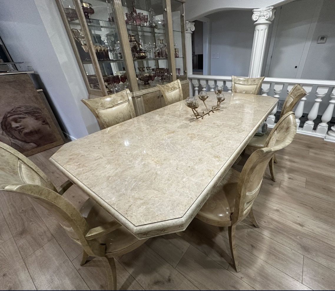 Dinning Table With China Cabinet