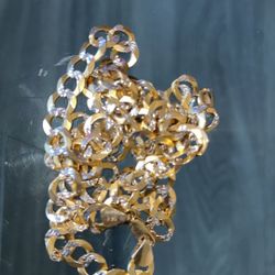 14K Solid Gold Chain  24”