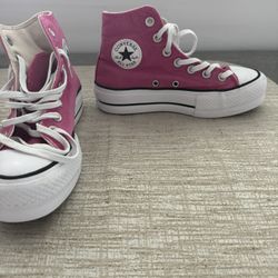 Converse All Star Pink High Top Size 5