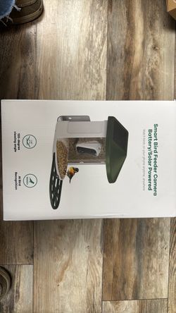 Smart Bird Feeder Camera Battery/Solar Powered