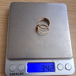 10k Gold Rings For Melt Value - Scrap Or Repair 