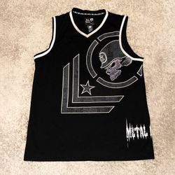Metal Mulisha Shrapnel Tank Top Skull Helmet Motocross Logo Shirt Jersey Mens L