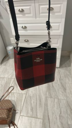 Plaid Coach Purse