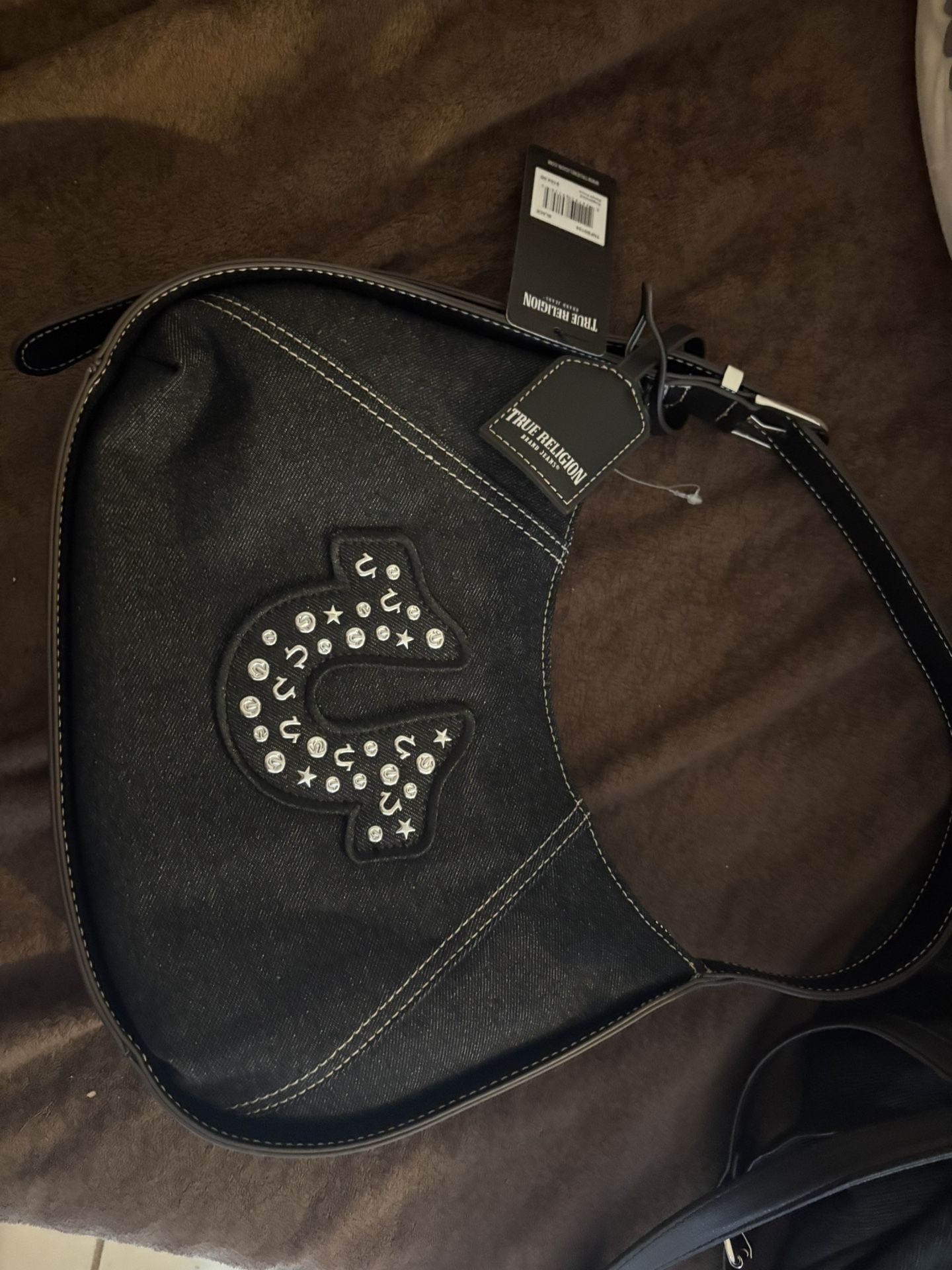 black true religion bag
