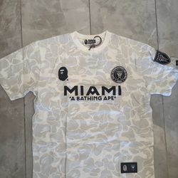 A bathing Ape x inter Miami soccer jersey
