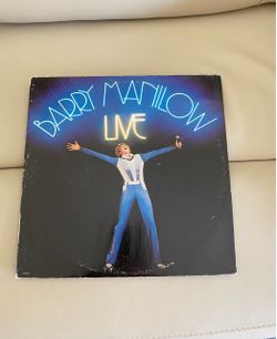 Barry Manilow "Live" Vinyl LP 1977 Arista AL 8500 Double Album Gatefold