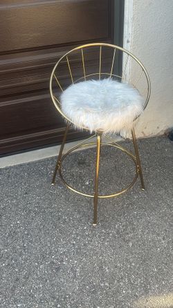 Metal barstools set of 2 chairs