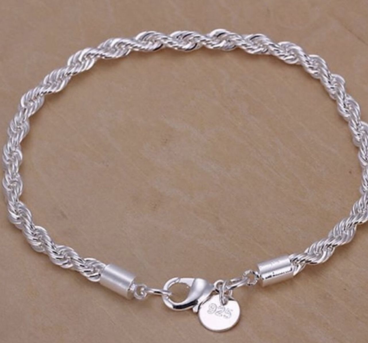 NEW Women’s Unisex 925 Sterling Silver Bracelet Jewelry Gift