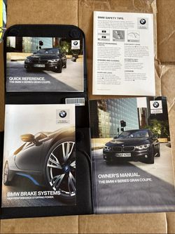 2019 BMW 4 Series Grand Coupe Owners Manual Set With Case OEM