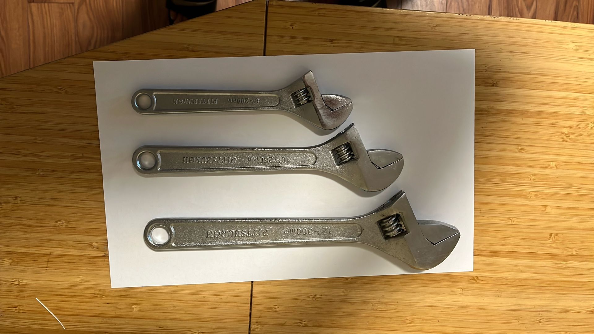 Adjustable Wrench Set (Crescent Type)