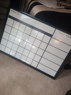 Dry Erase Calendar Whiteboard (Large)