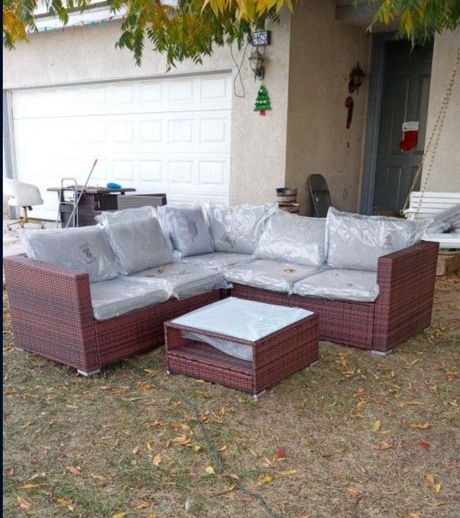 L SHAPED PATIO FURNITURE SET BRAND NEW PATIO OUTDOOR SOFA ππππ