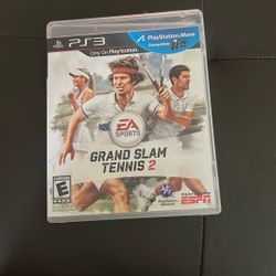 ps3 game grand slam tennis 2 ($7)