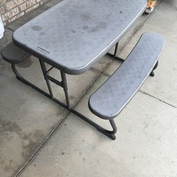 kids foldable table