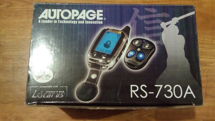 Remote start autopage rs 730