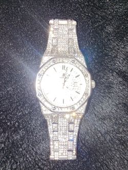 Custom Moissanite watch