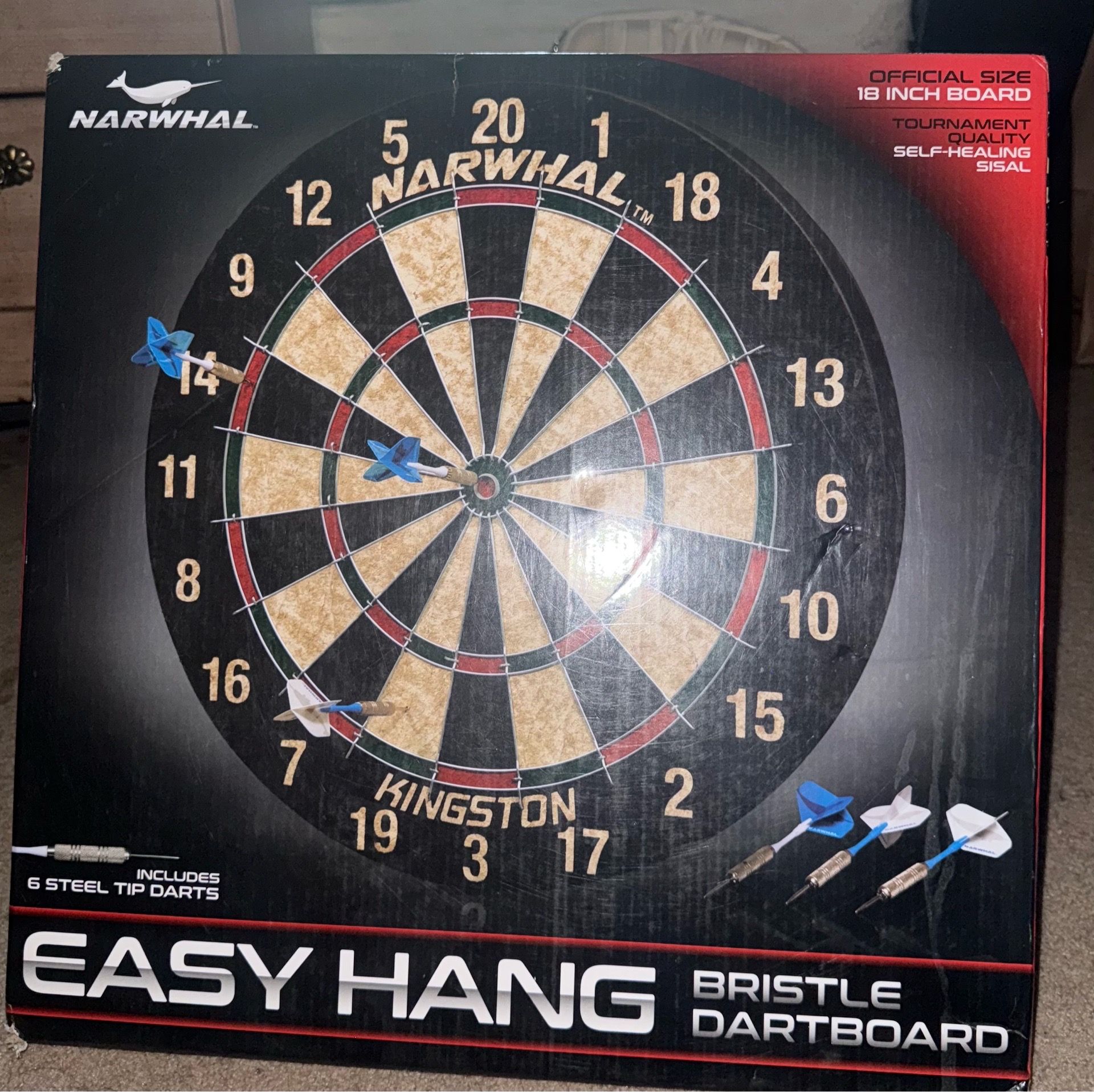Narwhal Dart board