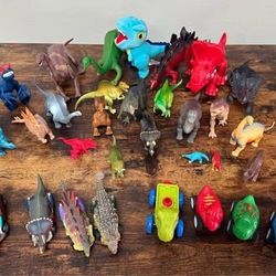 Dinosaur Toy Plush and Car Lot $15 for all 