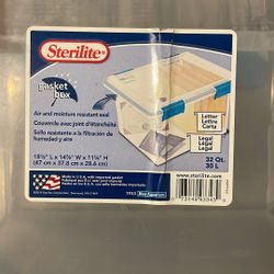 Plastic Storage Container With Lid Sterlite 
