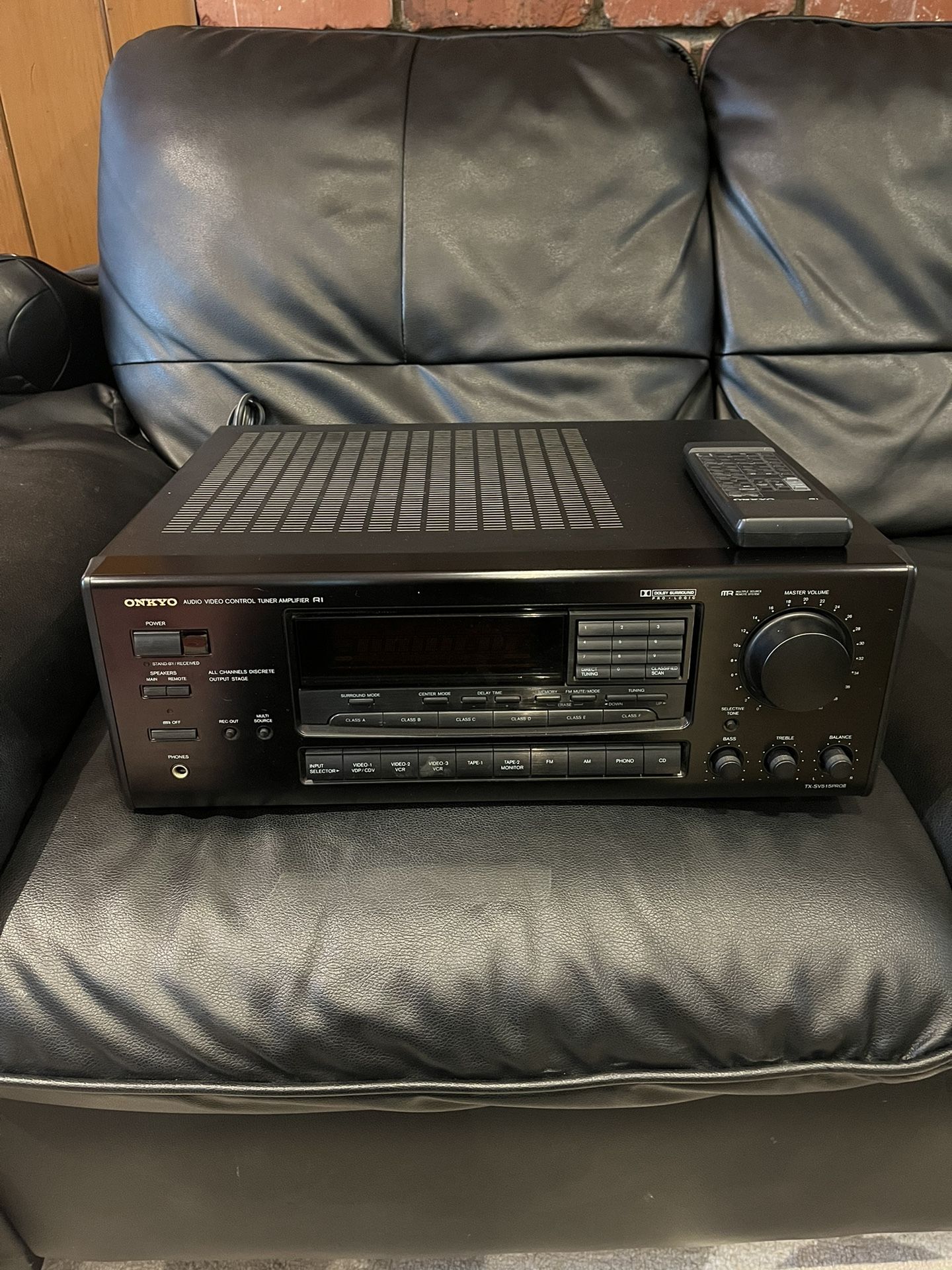 Onkyo TX-SV515PRO II Stereo Reciever Audio Video Tuner Amplifier W/Remote