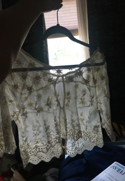 Large lace top