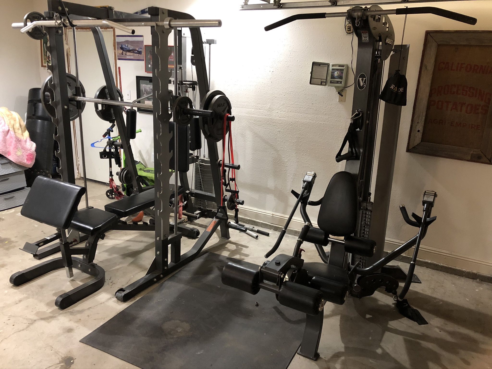 Hoist Gym Equipment V5 Free Weight Smith Machine