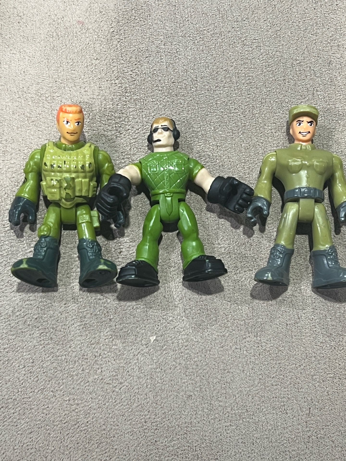 Imaginext Jurassic World Dinosaur Hauler Action Figure Military Army lot of 3