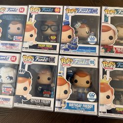 HUGE Funko Pop Collection Lot – Freddy Funko, Exclusives – Sold as One Lot
