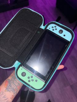 Nintendo Switch with Carrying Case Animal Crossing