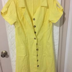 BRAND NEW LINEN DRESS