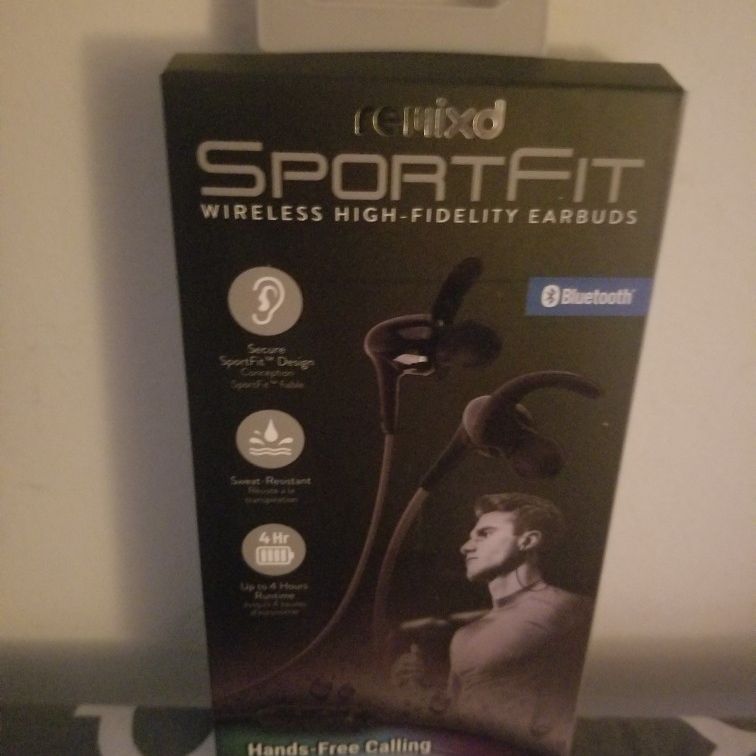 REMIXED SPORTFIT WIRELESS HIGH-FIDELITY EARBUDS 