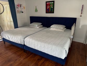 2 Full size bed with mattress like new