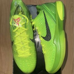 Kobe 6 Grinch Size 11.5