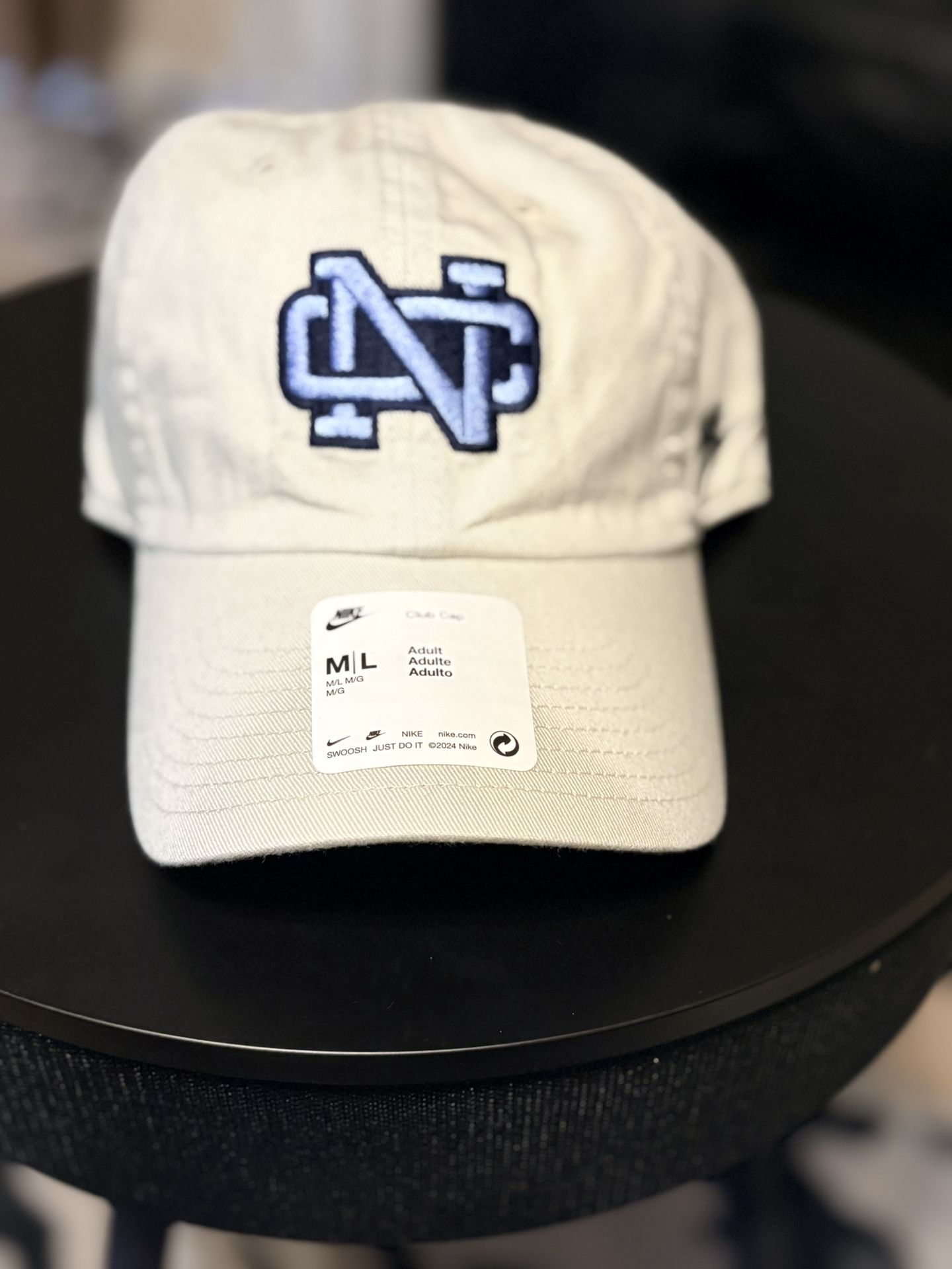 White Unc Dad Nike Hat 