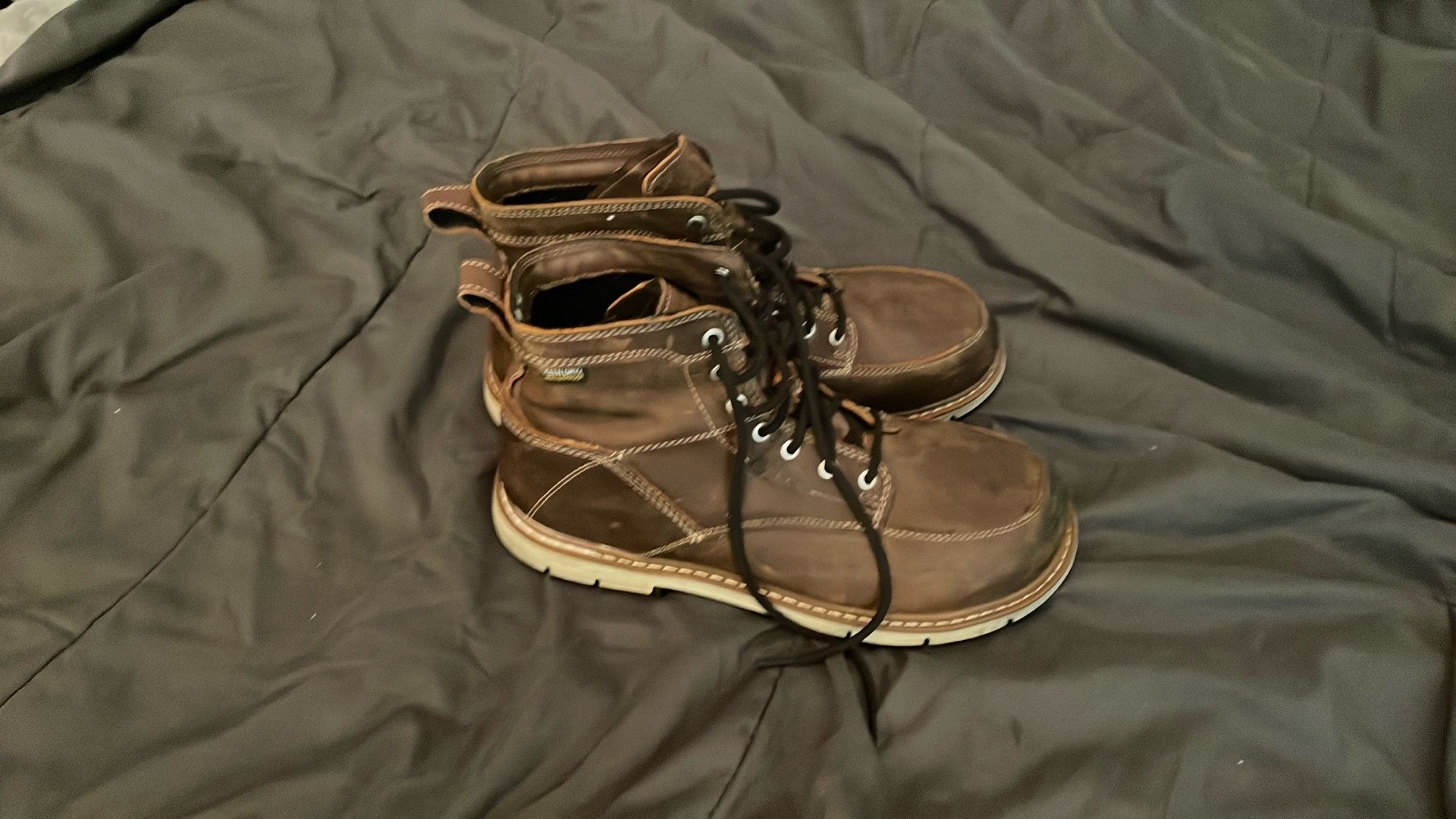 Keen Steel Toe Leather Waterproof Boots Size 12