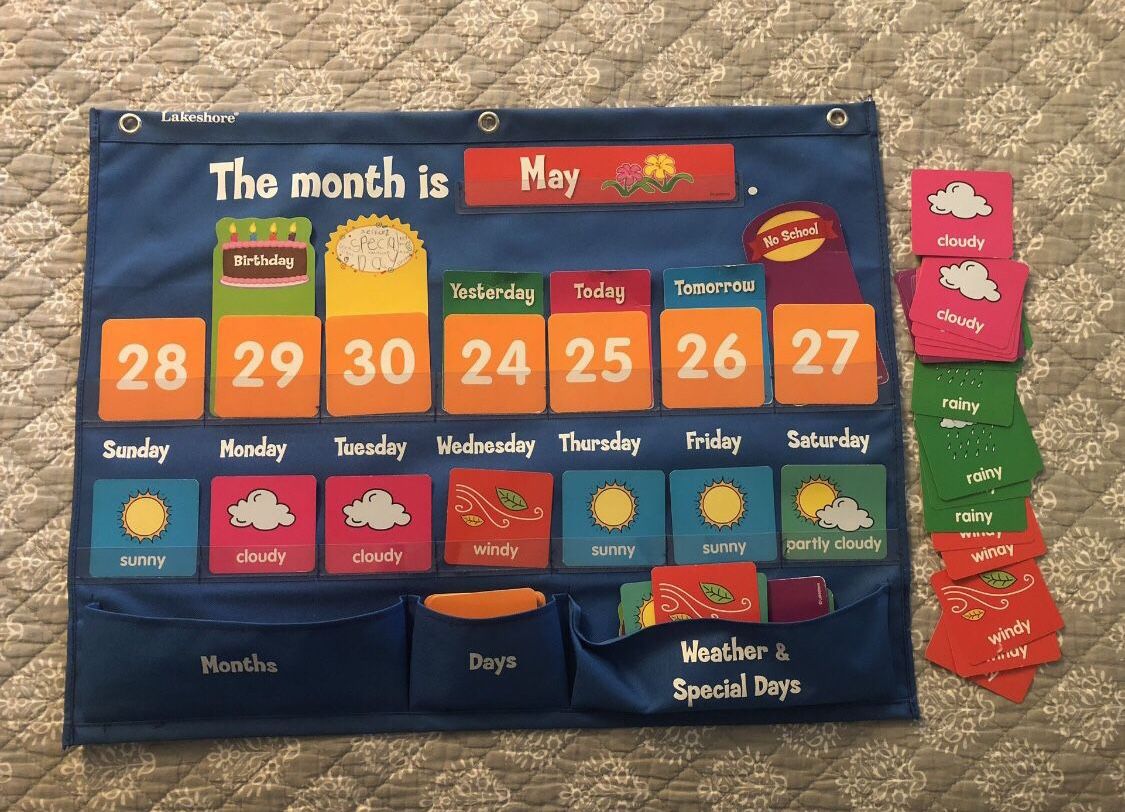 Lakeshore Learning Calendar & Weather Board