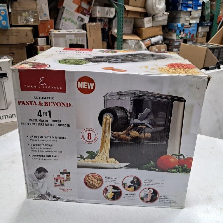 EMERIL LAGASSE Pasta & Beyond, Automatic Pasta and Noodle Maker with Slow Juicer
