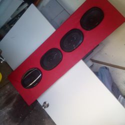 4 high Output 6x9 Speakers  New Condition 