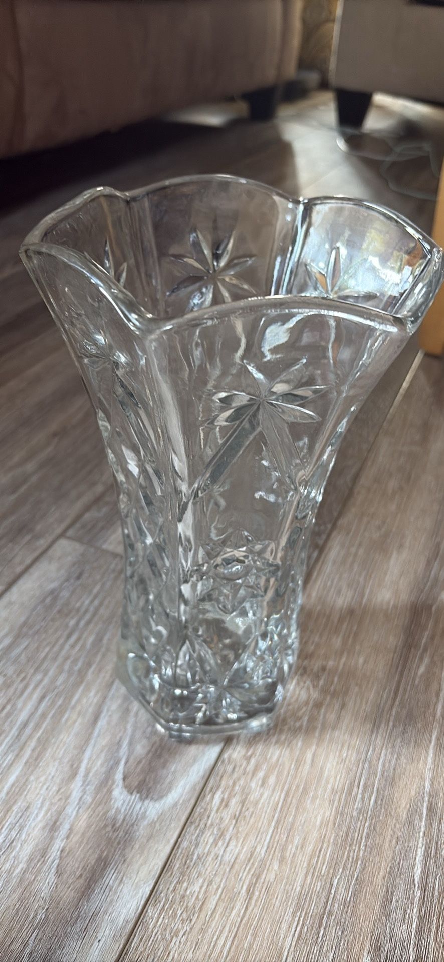 The Anchor Hocking Star of David vase