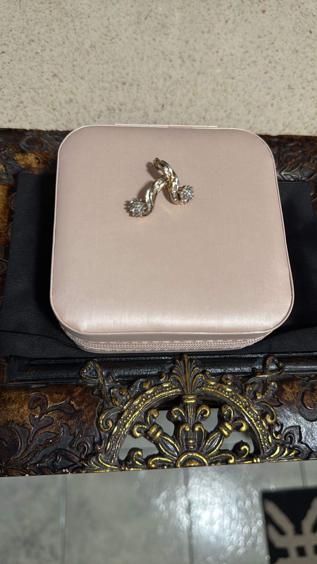 Gold Diamonds Earrings